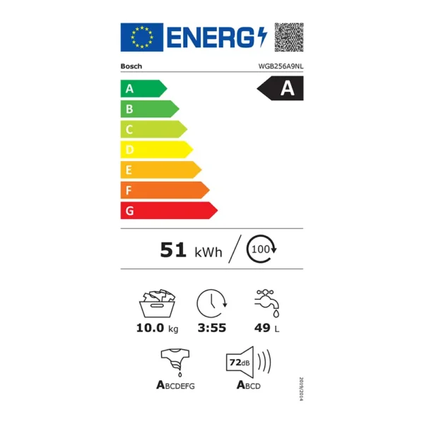 BOSCH WGB256A9NL EXCLUSIV