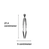 OXO Good Grips RVS serveertang met siliconen kop 23 centimeter