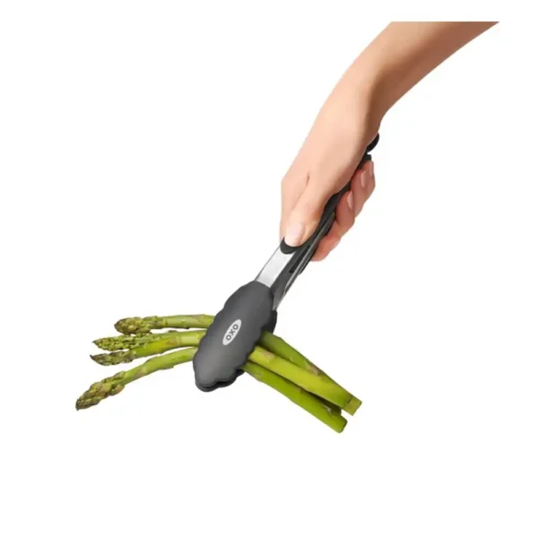 OXO Good Grips RVS serveertang met siliconen kop 23 centimeter