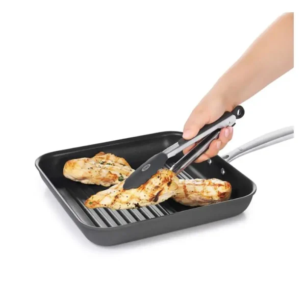 OXO Good Grips RVS serveertang met siliconen kop 30 centimeter