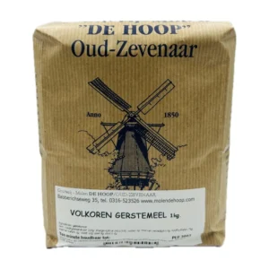 Volkoren gerstemeel 1 kilogram
