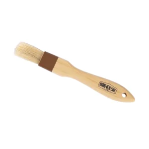 Kwast hout natuurhaar van 3,8 centimeter breed en 21 centimeter lang