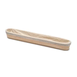 Rijsmandje riet baguette 58 centimeter lang, 11 centimeter breed en 7 centimeter hoog