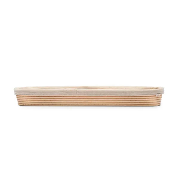 Rijsmandje riet baguette 58 centimeter lang, 11 centimeter breed en 7 centimeter hoog