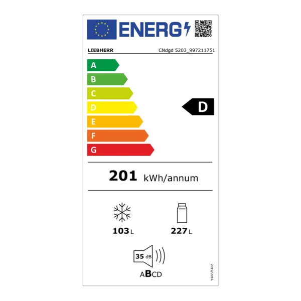 Liebherr CNdgd 5203 koel vries combinatie Dark Grey