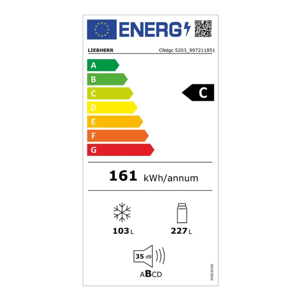 Liebherr CNdgc 5203 koel vries combinatie Dark Grey