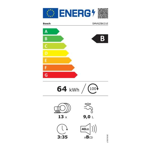 Bosch SMV6ZBX21E SERIE 6 EXCLUSIV