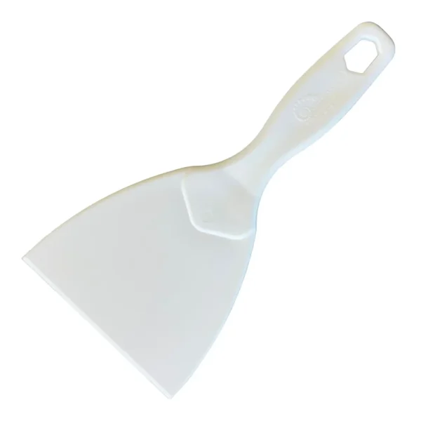 Deegspatel voor pizzabollen wit