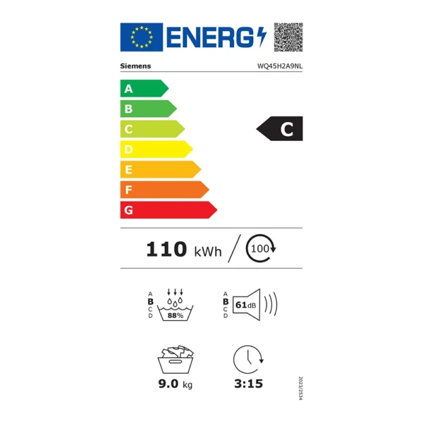 Siemens WQ45H2A9NL extraKlasse