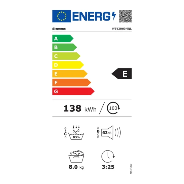 Siemens WT43H00MNL IQ300 extraKlasse