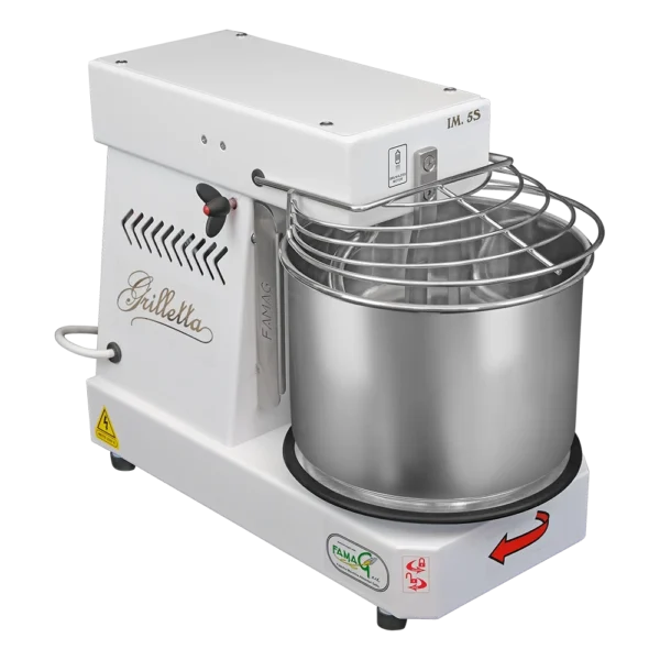 Famag Grilletta spiraalkneder IM 5S 230 10 snelheden HH wit