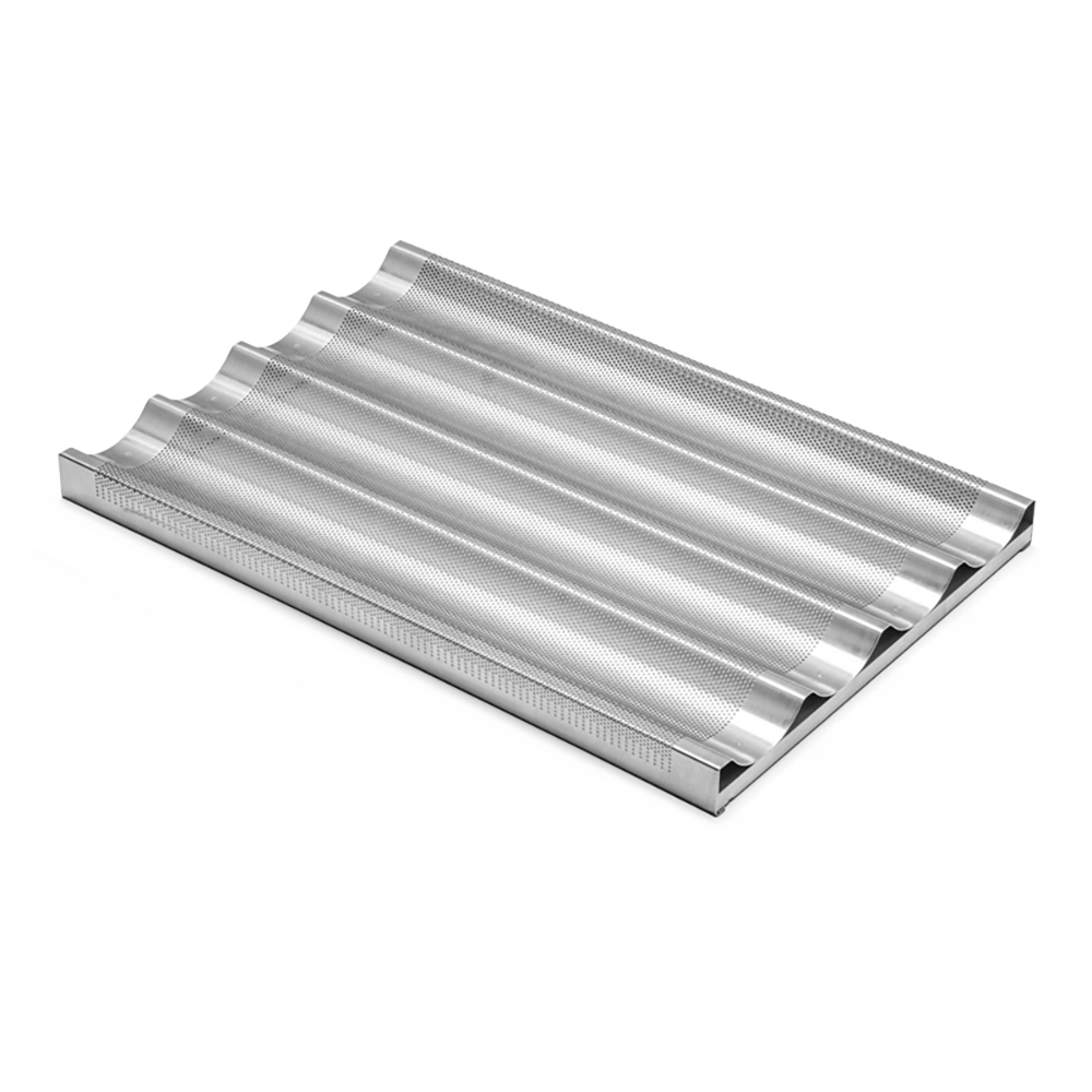 Stokbrood bakplaat aluminium perfo 40x60 centimeter